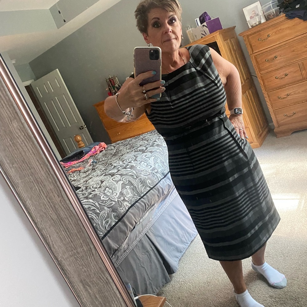 Calvin Klein fully lined work dress. Size 14
